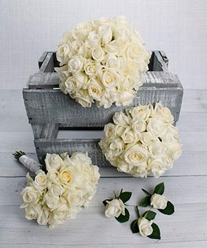 Pure and Simple bridal bouquet