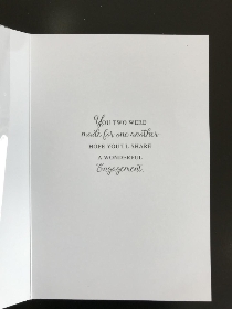 On Your Engagement   Card